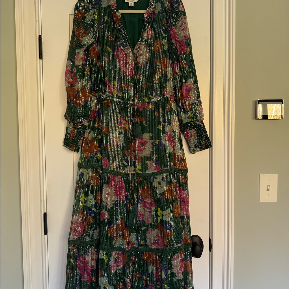 Allison New York Metallic Winston Maxi Dress